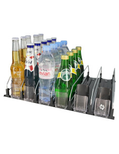 Organizador de Bebidas Acrilyx para Nevera 6 Filas 30 Latas