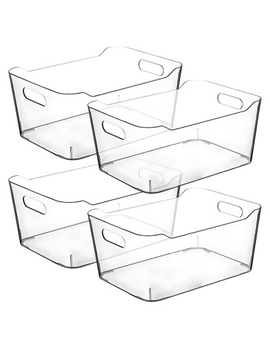 Contenedores de Plástico Transparente Control Kitchen 4 Pzas
