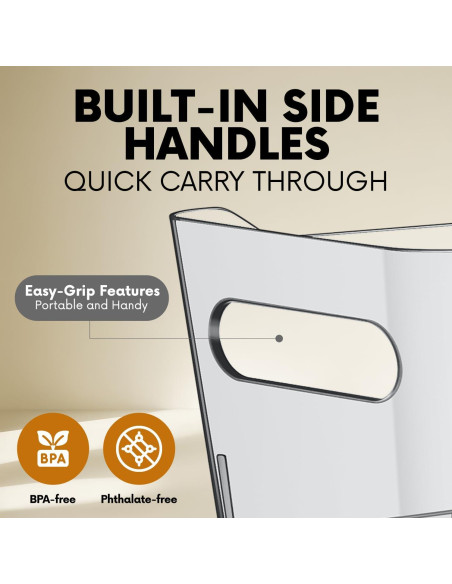 Contenedores de Plástico Transparente Control Kitchen 4 Pzas