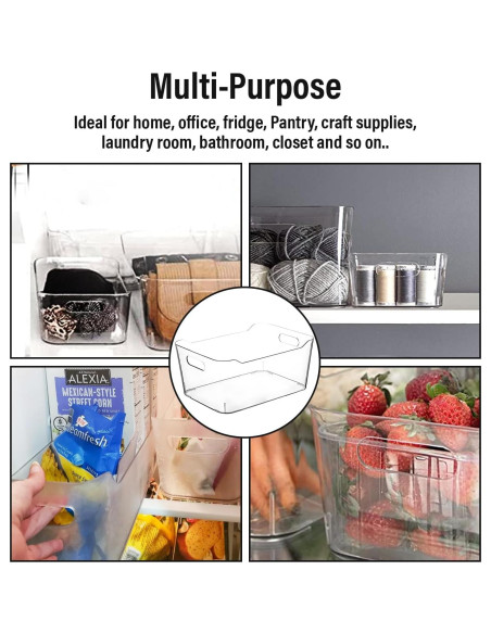 Contenedores de Plástico Transparente Control Kitchen 4 Pzas