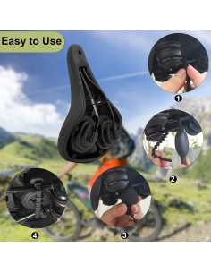 Soporte para Airtag de bicicleta TOOVREN antirrobo 2 unidades 2