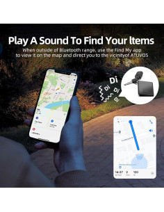 Rastreador de Billetera Inteligente Wallfire IP68 Carga Inalámbrica 2
