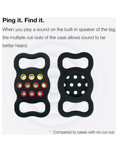 Soporte para Collar de Perro Airtag SOBERNA - Funda Silicona