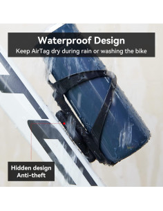 Soporte Oculto para AirTag DLENP Bicicleta Impermeable 2
