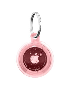 Funda impermeable para AirTag YOKRWO rosa claro