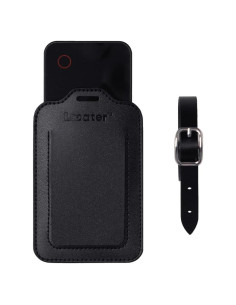 Funda Etiqueta de Equipaje Amacam LT1 Cuero Sintético Negro