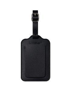 Funda Etiqueta de Equipaje Amacam LT1 Cuero Sintético Negro 2