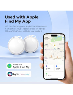 Paquete de 2 Etiquetas de Rastreo Votlik Bluetooth iOS 2