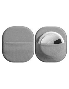 Funda Adhesiva para AirTag CaSZLUTION - Paquete de 2 Gris