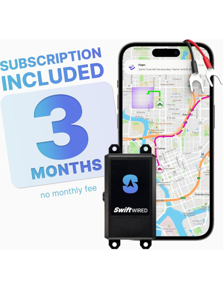 Rastreador GPS Cableado Spytec Swift para Autos 308g