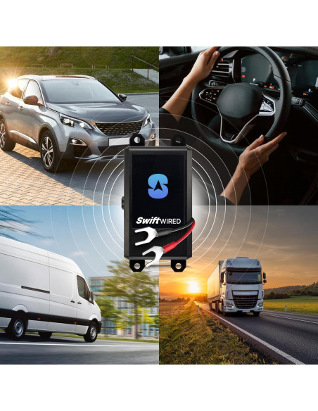 Rastreador GPS Cableado Spytec Swift para Autos 308g