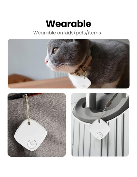 Localizador Bluetooth SENCKIT 3 Pack para Llaves y Mascotas