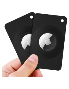 Soporte para billetera Airtag Pautas ultra delgado 2 unidades