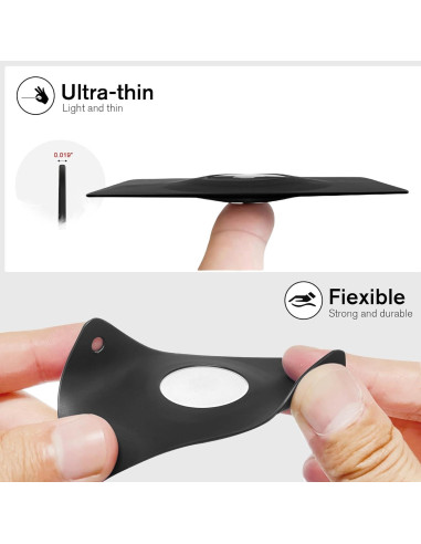 Soporte para billetera Airtag Pautas ultra delgado 2 unidades