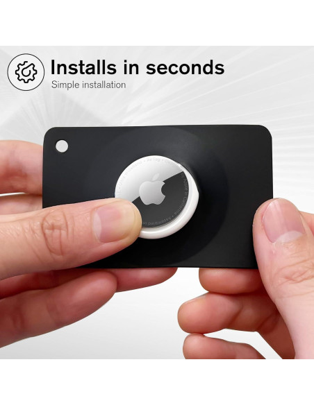 Soporte para billetera Airtag Pautas ultra delgado 2 unidades