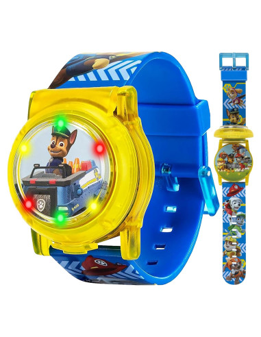 Reloj LCD Paw Patrol Nickelodeon para Niños con Luz - 14 a 20 cm