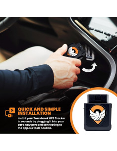 Rastreador GPS 4G Trackhawk OBD-II para Vehículos 2