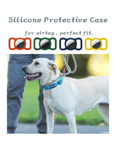 Funda Qbool para Apple AirTag con Protector de Pantalla HD Rojo 2