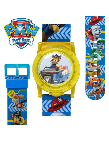 Reloj LCD Paw Patrol Nickelodeon para Niños con Luz - 14 a 20 cm