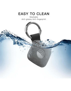 Funda de Silicona para Tile Life360 Mate 2024 y 2022 - Negro y Blanco 2