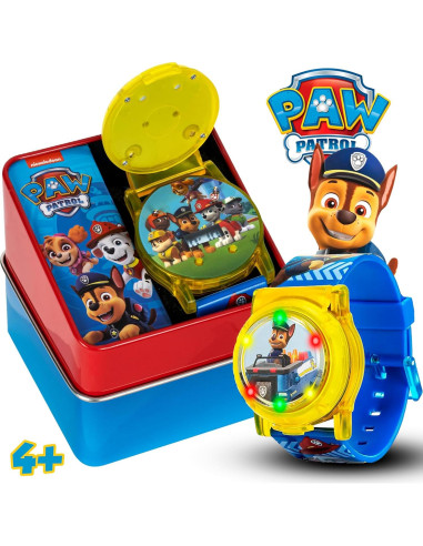 Reloj LCD Paw Patrol Nickelodeon para Niños con Luz - 14 a 20 cm