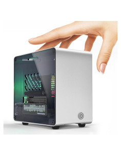 Caja Mini Torre Aluminio Raspberry Pi 5 ElectroCookie Plata