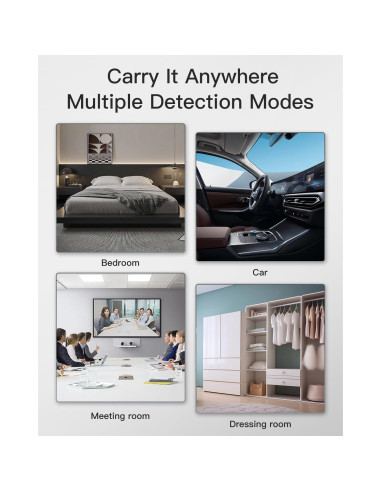Detector de Cámaras Ocultas POLESNOW P18 Anti Espía 6 Modos