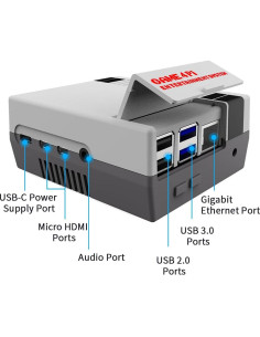 Caja GeeekPi para Raspberry Pi 4B con Ventilador y Disipadores 2