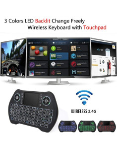 Teclado Mini Inalámbrico Retroiluminado NEW VIEW New-MT10 2