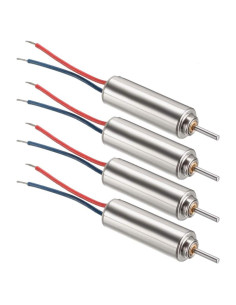 Motor Micro Sin Núcleo DC 3V uxcell 4x12mm 4PCS