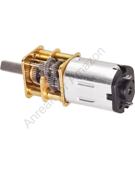 Motor DC N20 12V 1600RPM 2 Pcs Miniatura Alta Velocidad Motor DC N20 12V 1600RPM 2 Pcs Miniatura Alta Velocidad