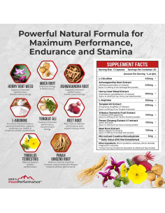 Suplemento Aumentador de Testosterona Men's PeakPerformance - 90 Cápsulas 2