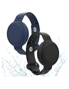 Pulseras COOLQO AirTag para Niños - 2 Paquete, Silicona