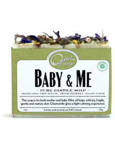 Jabón Natural Baby & Me Opas Soap 100% Aceite de Oliva 113g