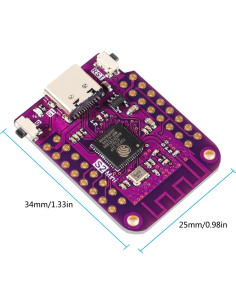 Placa WiFi IOT Alinan ESP32 S2 Mini 4pcs 4MB Flash 2MB PSRAM 2
