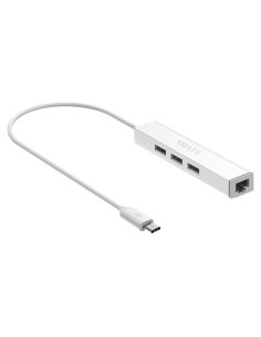 Adaptador Ethernet OTG Micro USB Smays con HUB Alimentado