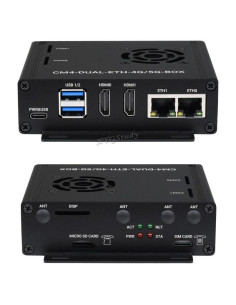 Mini Computadora Dual Ethernet 5G/4G XYGStudy con Ventilador