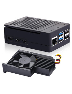 Caja ABS con Enfriador Armor Lite V5 para Raspberry Pi 5