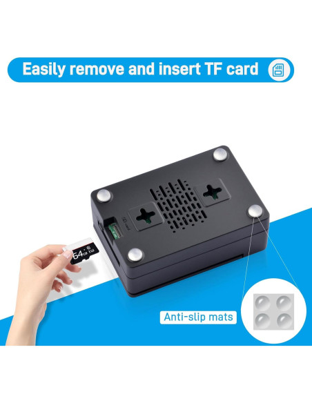 Caja ABS con Enfriador Armor Lite V5 para Raspberry Pi 5