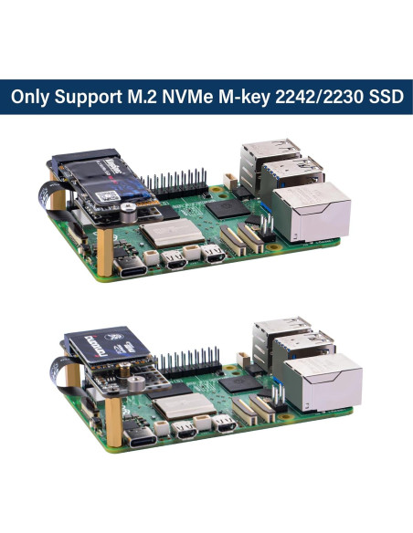 Placa Adaptadora GeeekPi N10 para SSD NVMe M.2 Raspberry Pi 5