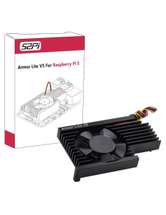 Enfriador Activo GeeekPi Armor Lite V5 para Raspberry Pi 5