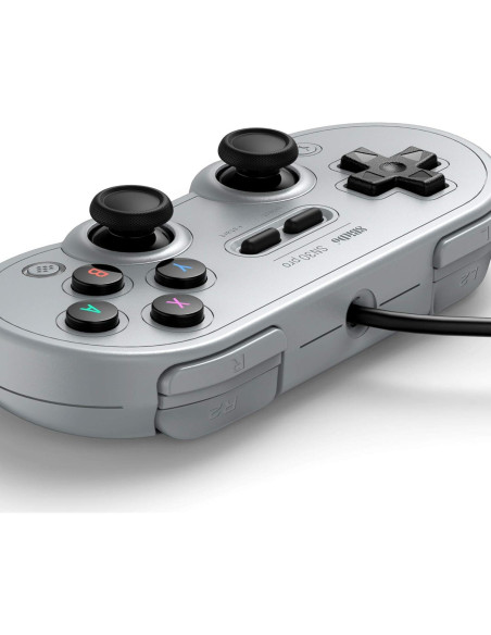 Controlador USB 8Bitdo Sn30 Pro Gris para Switch y PC
