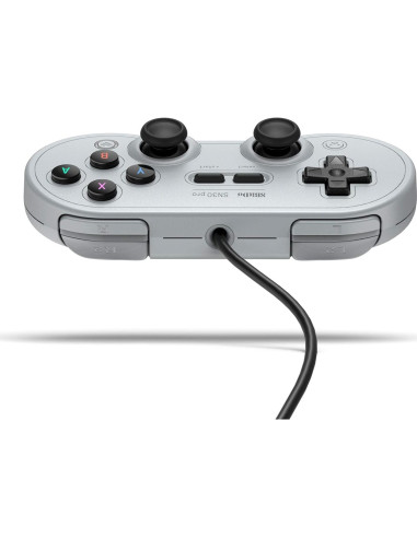 Controlador USB 8Bitdo Sn30 Pro Gris para Switch y PC