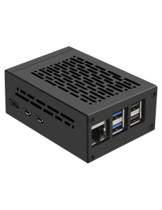 Caja de Metal Geekworm P580-V2 para Raspberry Pi 5 y X1005