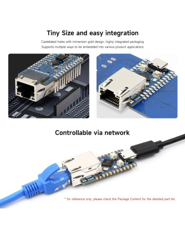 Placa de Desarrollo Waveshare RP2350-ETH con Ethernet y GPIO