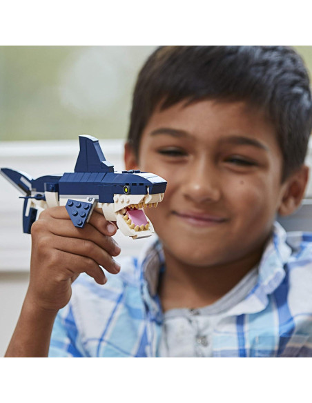 LEGO Creator 3 en 1 Criaturas Marinas 31088 - Tiburón, Cangrejo, Calamar