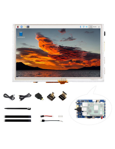 Pantalla Táctil IPS 5" UeeKKoo 1024x600 Resistiva