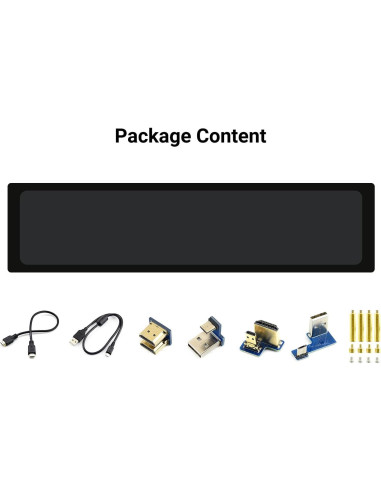 Pantalla LCD Táctil 11.9" Waveshare HDMI 320x1480 IPS