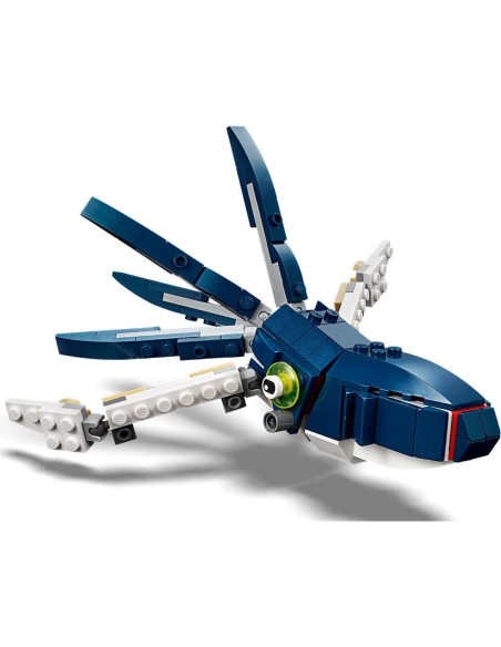 LEGO Creator 3 en 1 Criaturas Marinas 31088 - Tiburón, Cangrejo, Calamar