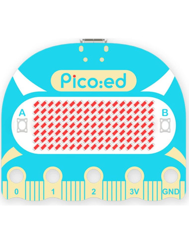 Placa de Desarrollo ELECFREAKS Pico:ed V2 RP2040 7x17